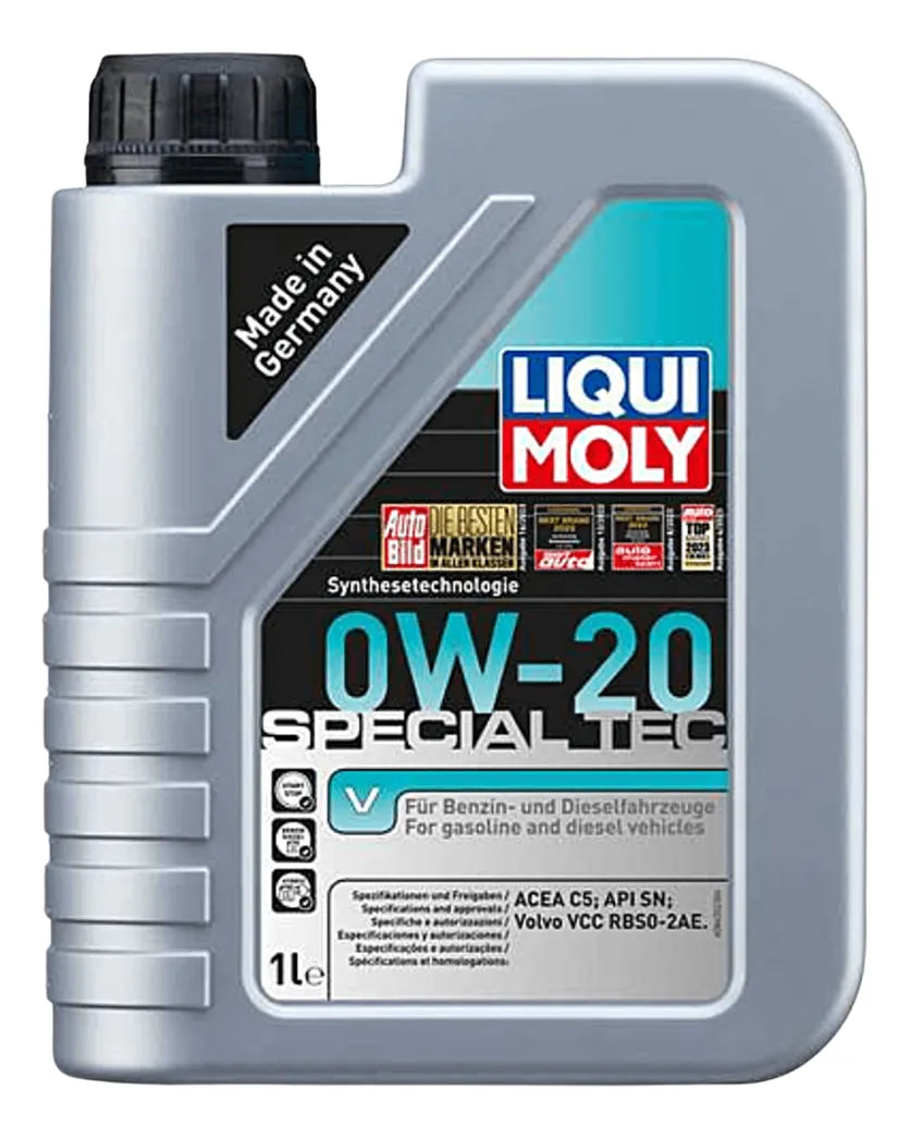 Aceite Para Motor 0w-20 Liqui Moly Special Tec V Acea C5 1lt
