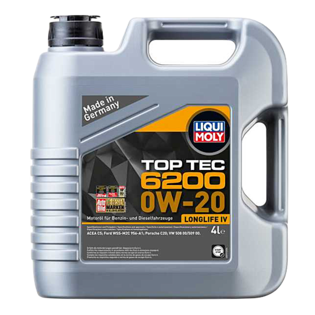 Aceite Para Motor 0w-20 Liqui Moly Top Tec 6200 Acea C5 4lt