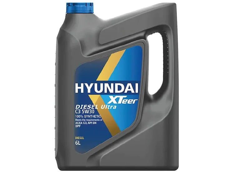 Aceite para motor 5W30 Hyundai Xteer Diesel Ultra C3 Dpf Sn - 6 Litros