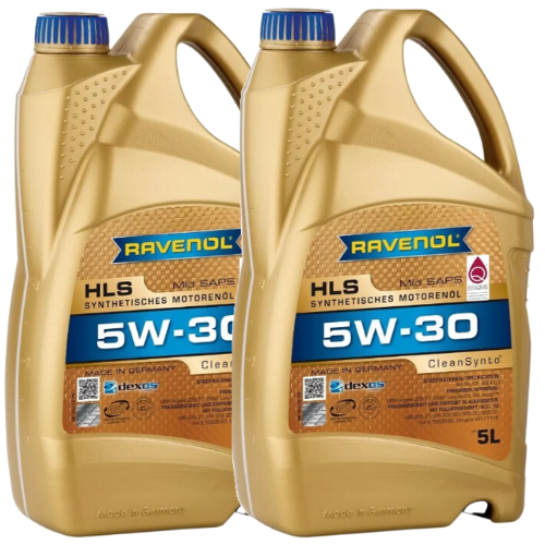 Aceite Para Motor Ravenol Sintético Hls Sae 5w-30 Para Autos, Pickups & Suvs - 10 Litros