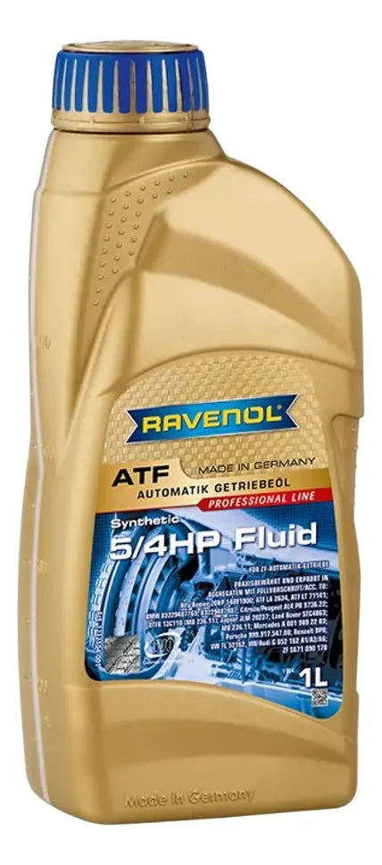 Aceite Transmision Automatica Ravenol Atf 5/4 Hp Fluid 1lt
