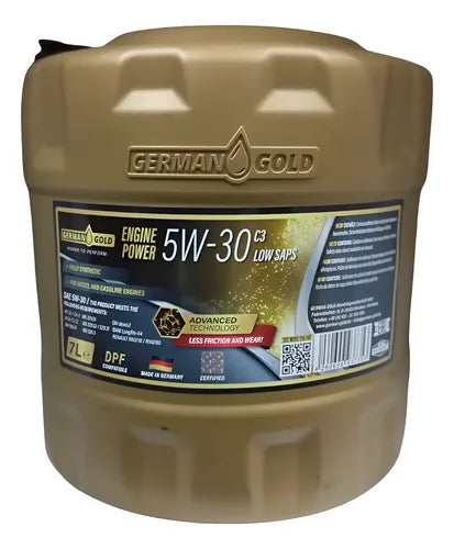 Aceite Lubricante Germand Gold Acea-c3 Api Sn/ch-4 7lts