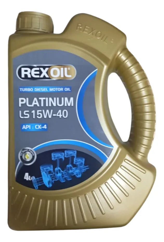 Aceite Lubricante Rexoil Platinium Ls 15w40 Api Ck-4 4l