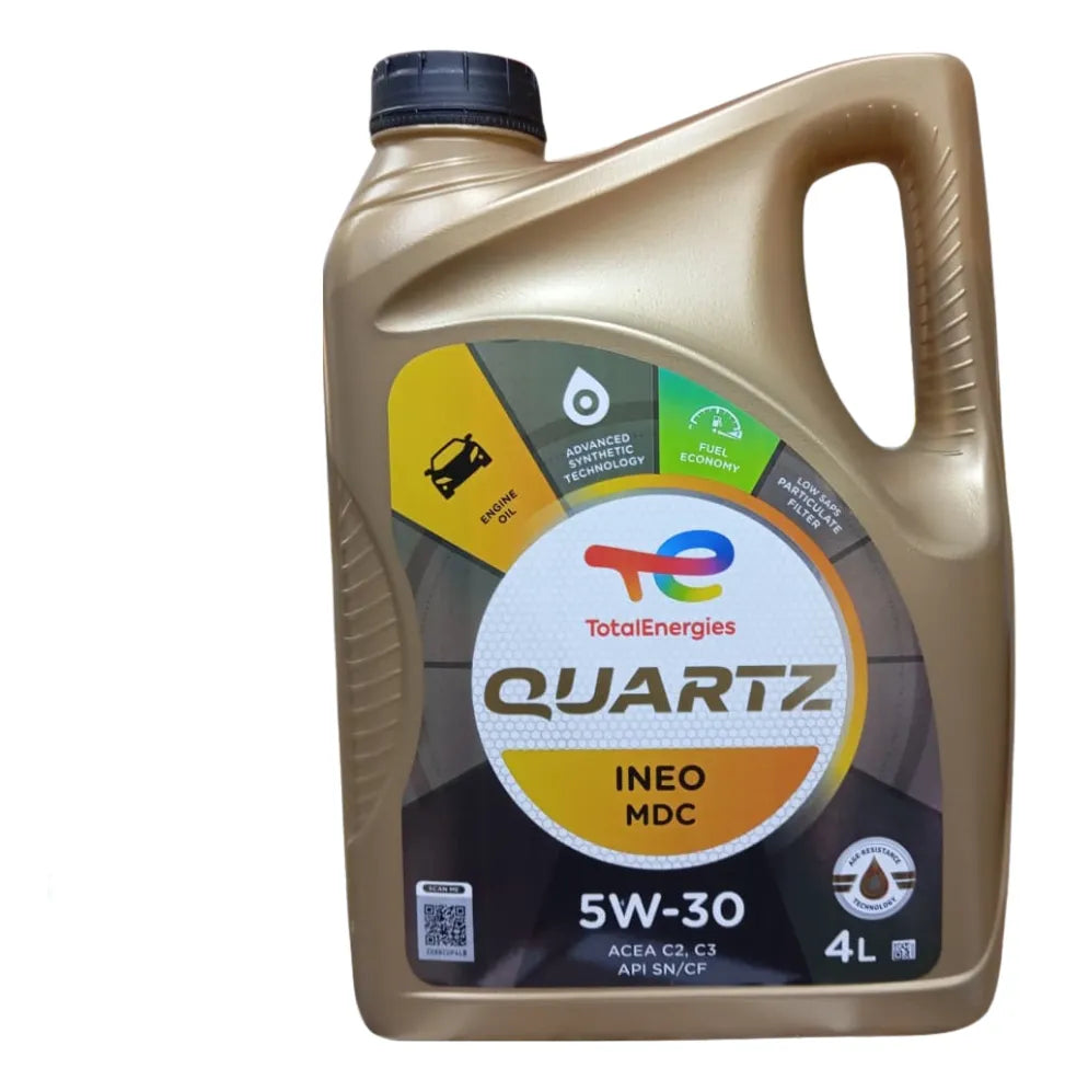 Aceite Lubricante 5W30 Total INEO MDC SN/C2/C3 4lt