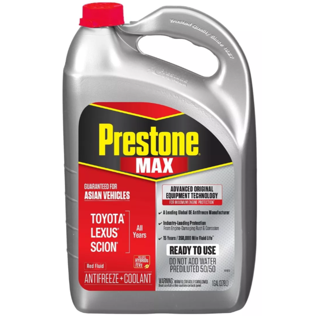 Refrigerante Anticongelante Prestone Asian Red Antifreeze/Coolant 50/50 1gl