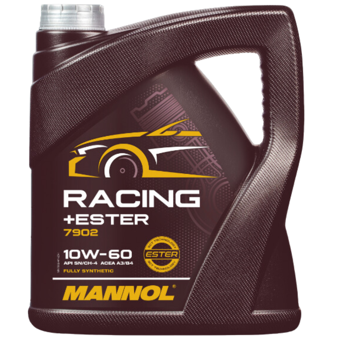 Aceite 10w60 Mannol Racing + Ester Full Synthetic 4Lts