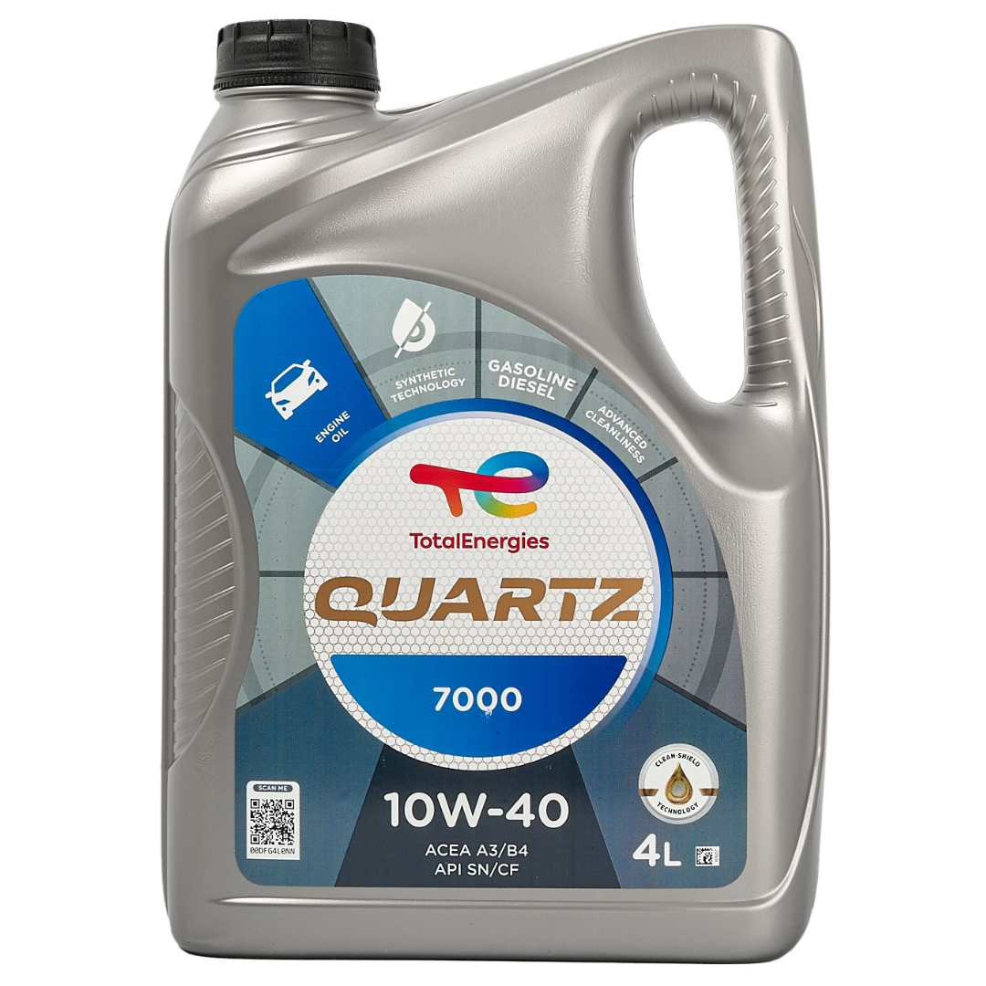 Aceite 10W40 Total Quartz 7000 Diesel Sl/Cf 4lts / 218575