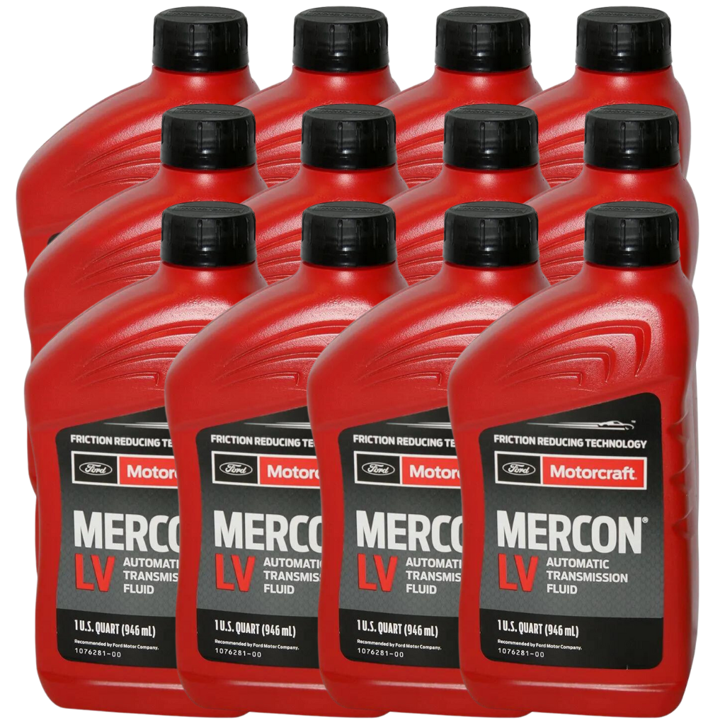Motorcraft Mercon LV Automatic Transmission Fluid 12 Quarts Pack (For Ford)