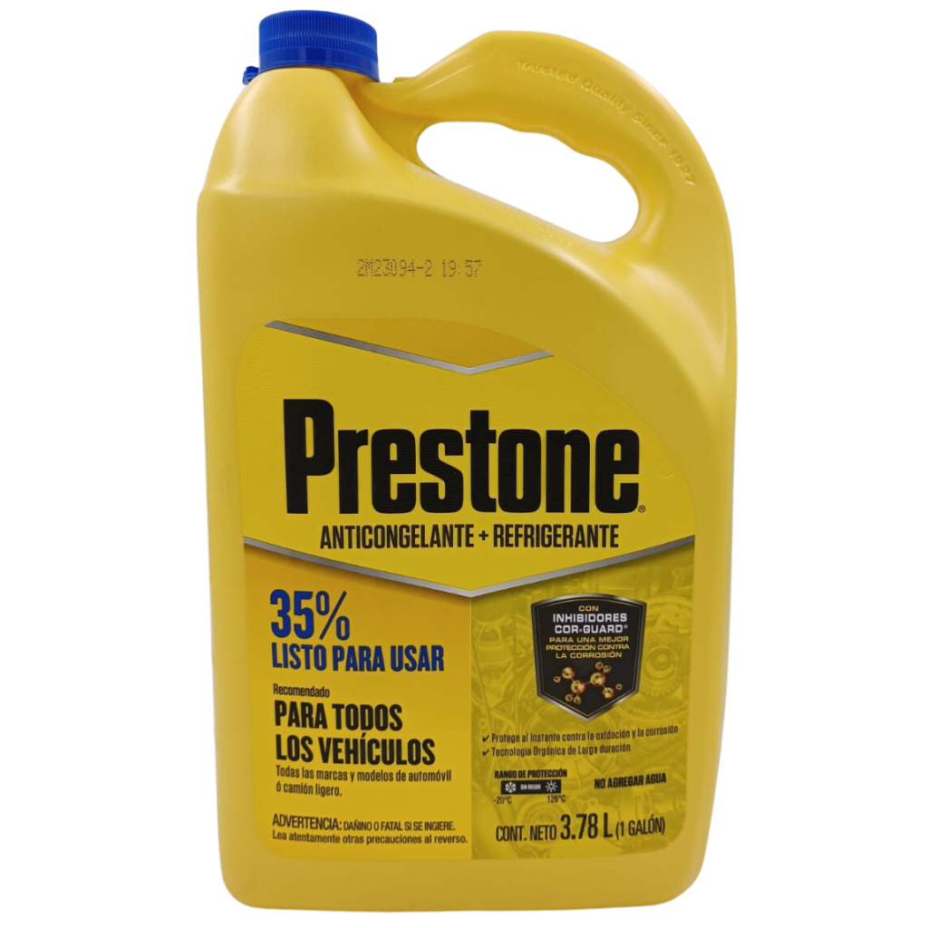 Refrigerante Anticongelante Prestone 35% Antifreeze/Coolant