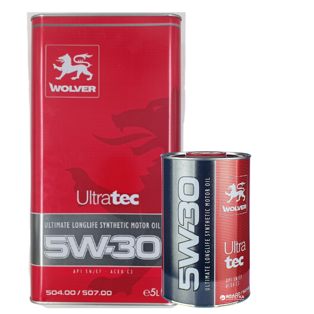 Aceite 5W30 Wolver Ultratec C3 Sae 6L