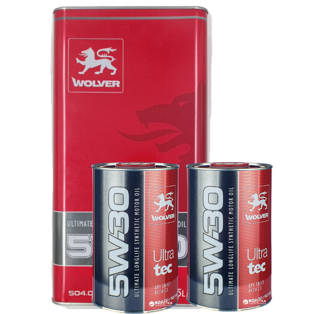 Aceite 5W30 Wolver Ultratec C3 Sae 7lts