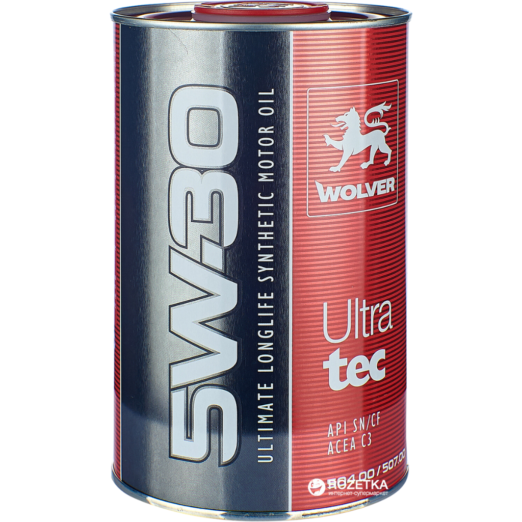 Aceite 5W30 Ultratec SN/CF/C3 Wolver 1lt
