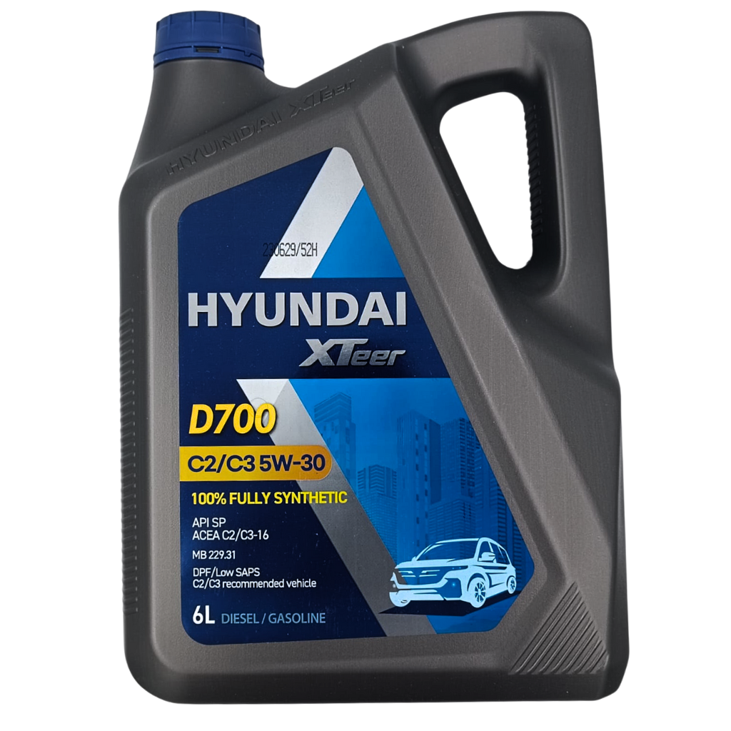 Aceite para motor 5W30 Hyundai Xteer Diesel Ultra C3 Dpf Sn - 6 Litros
