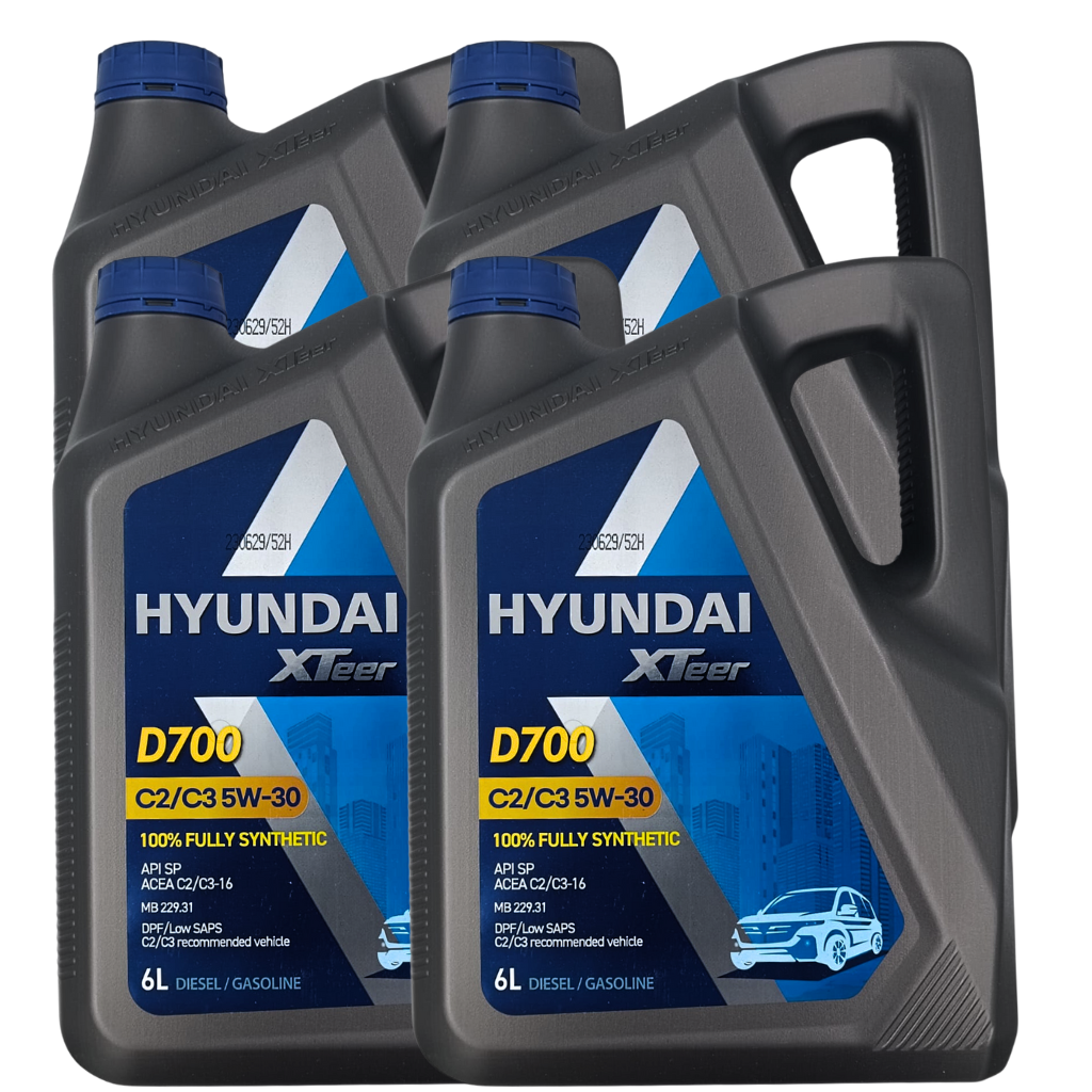 Aceite para motor 5W30 Hyundai Xteer Sintético Diesel Ultra C3 Dpf - 24 Litros