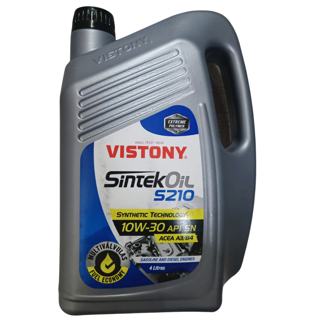 Aceite 10W30 Vistony Sintek Oil S210 SN/A3/B4 4lt