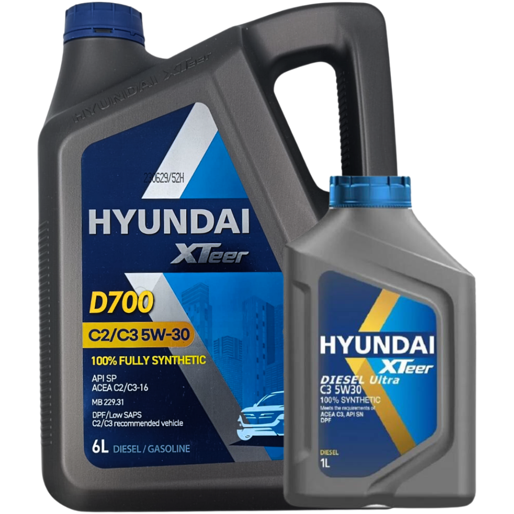 Aceite para motor 5W30 Hyundai Xteer Diesel Ultra C3 Dpf Sn - 7 Litros