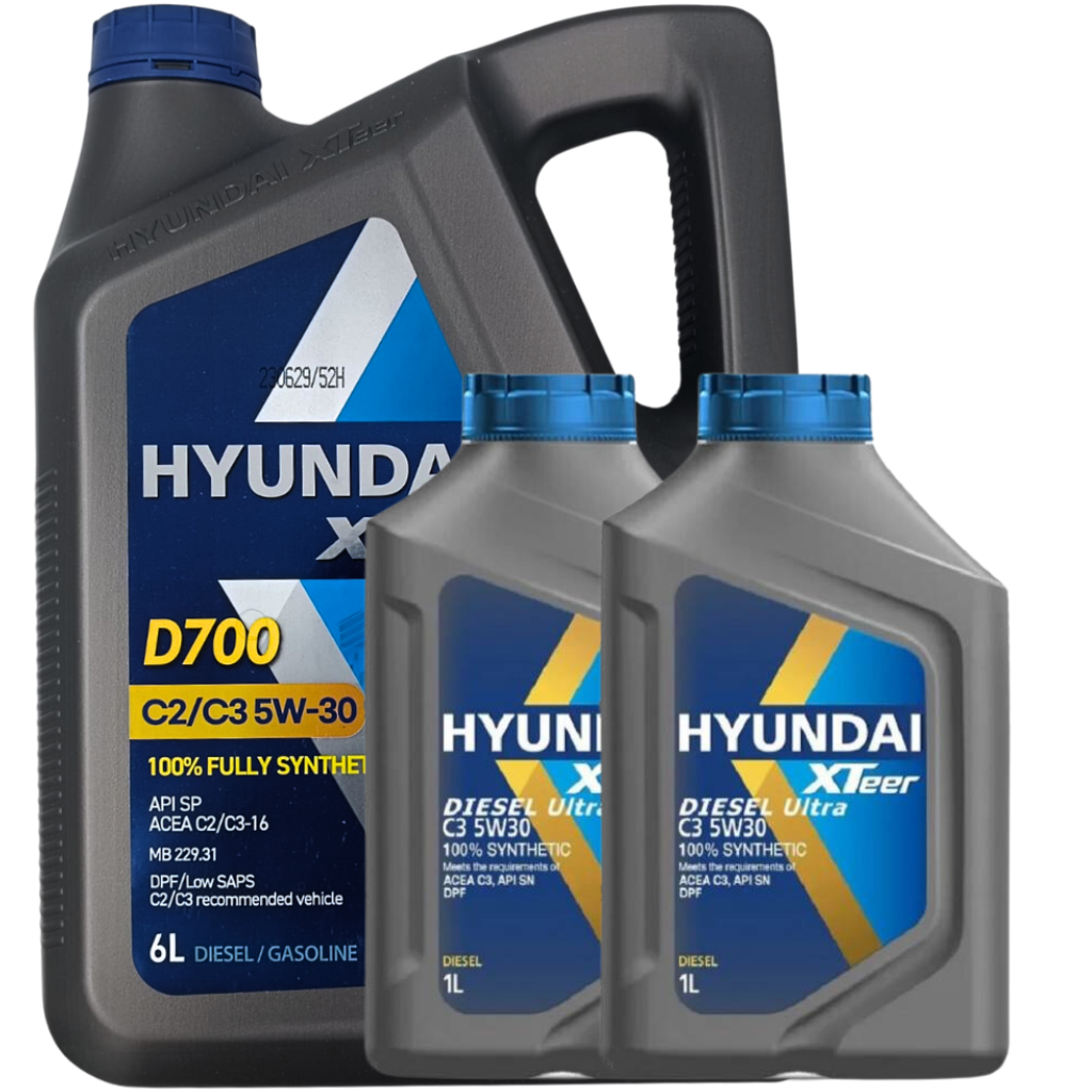 Aceite Para Motor Sintetico Xteer Ultra 5w30 Hyundai 8 Lts