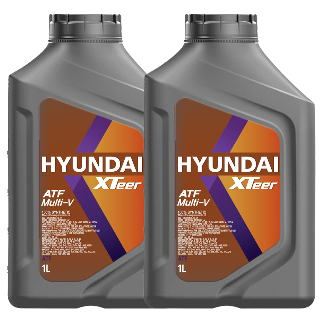 Pack 2 Aceite Hyundai ATF Steer Multi-V Dexron Vi Mercon 1lt