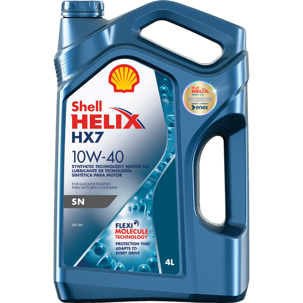 Aceite para Motor 10W40 Shell Helix HX7 SP 4lts