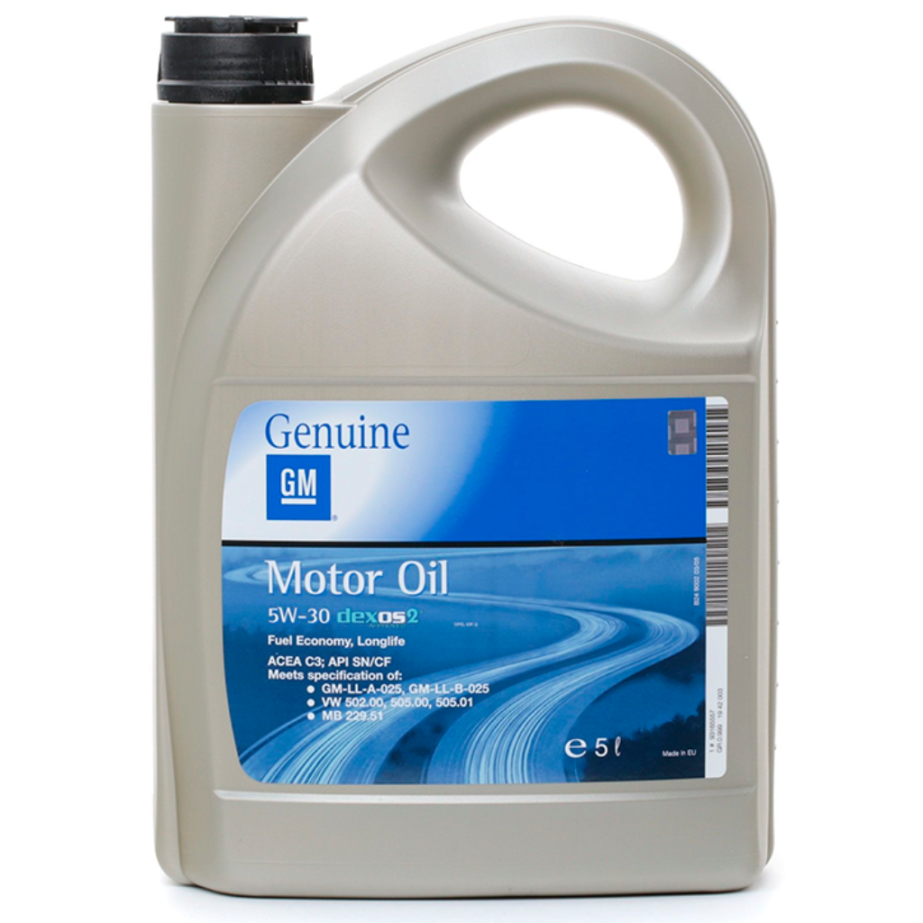 Aceite Para Motor 5w30 Genuine Gm Sn/cf C3 Dpf Dexos 2 5lt