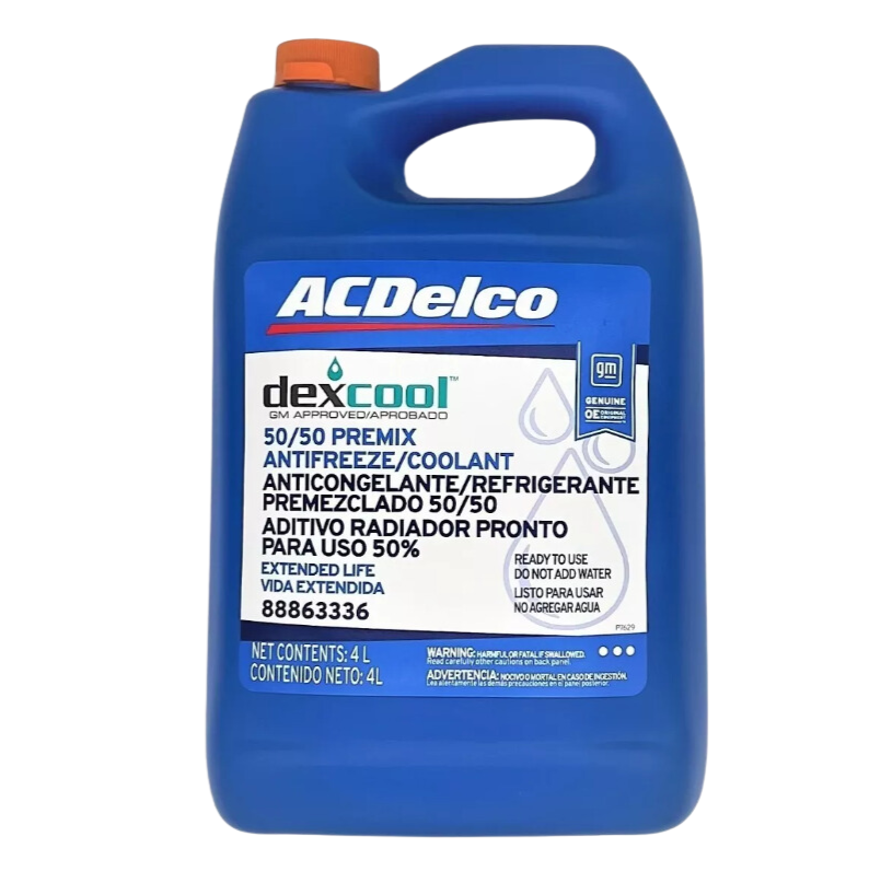 Refrigerante Anticongelante DEX ACDelco Antifreeze Coolant 50/50 4Lts