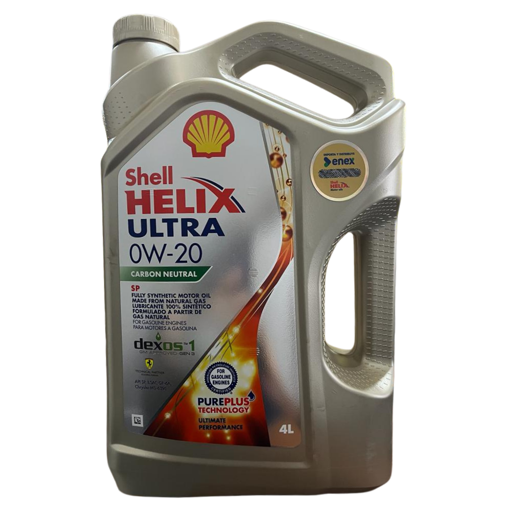 Aceite Para Motor 0w20 Shell Helix Ultra Carbon Neutral 4lt