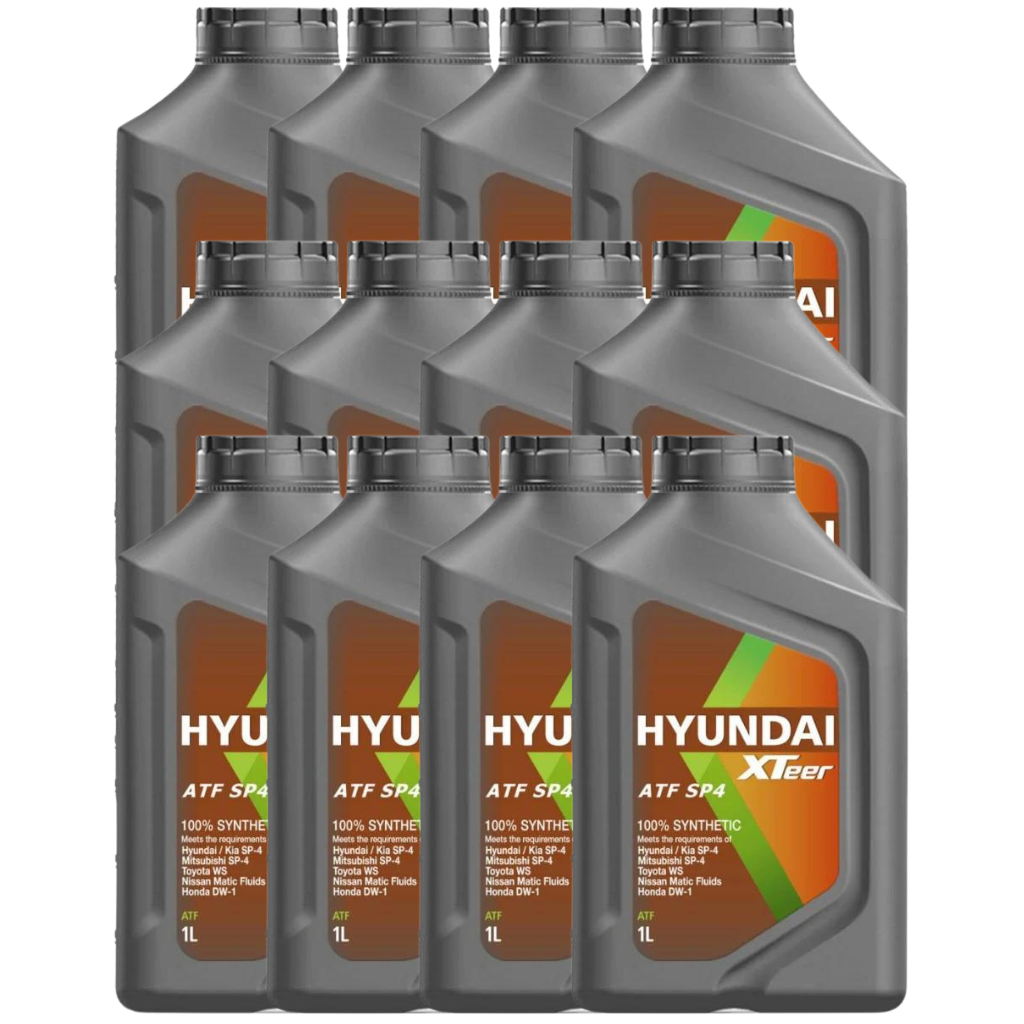 PACK 12 Aceite para Transmision ATF SP4 Hyundai Xteer - 12 Litros