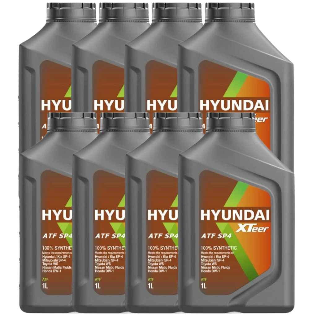 Pack 8 Aceite para Transmisión ATF SP4 Hyundai Xteer - 8 Litros
