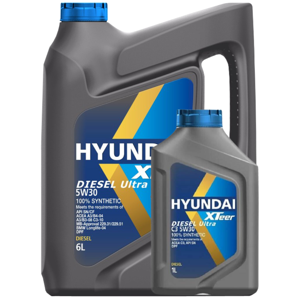 Aceite para motor 5W30 Hyundai Xteer Diesel Ultra C3 Dpf Sn - 7 Litros