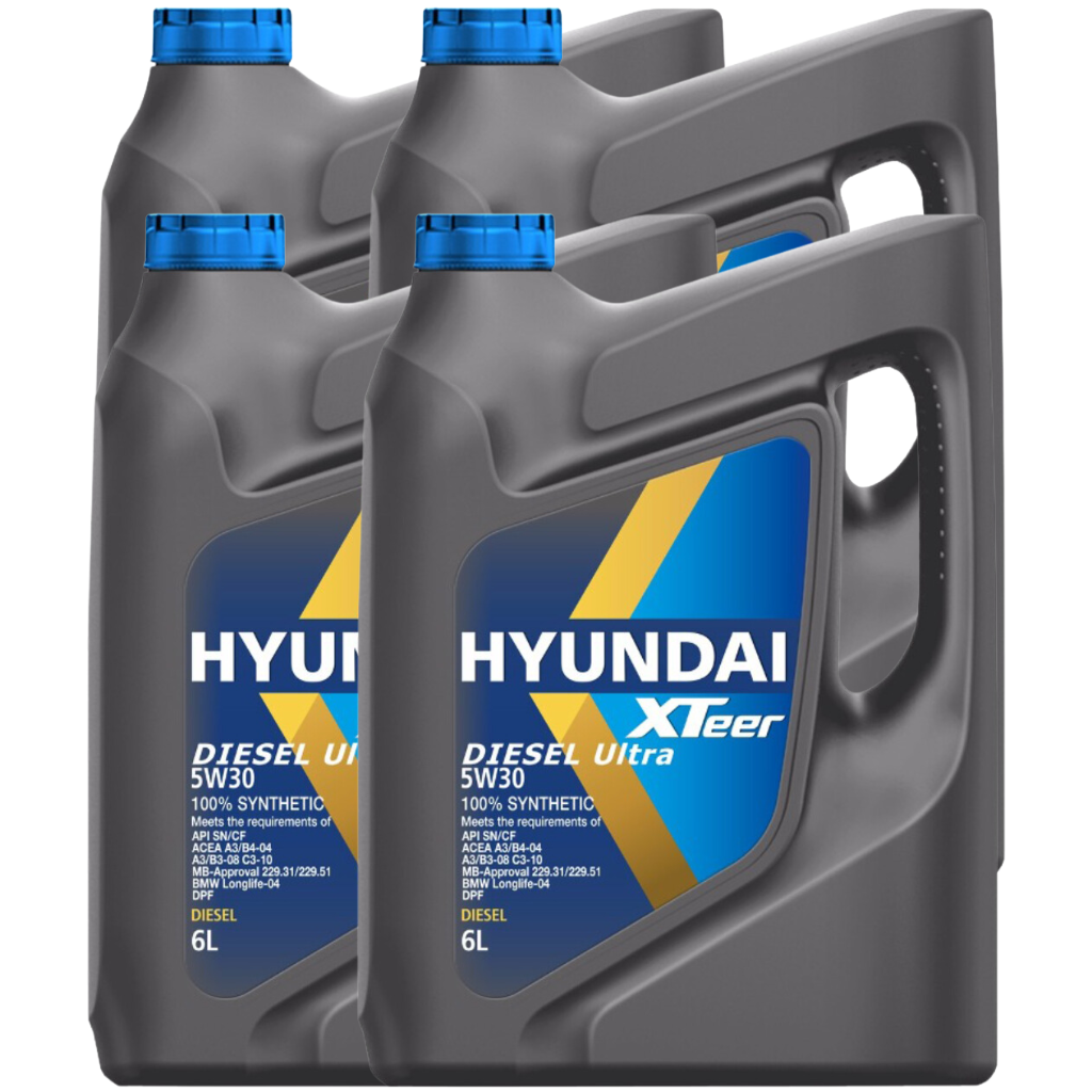 Aceite para motor 5W30 Hyundai Xteer Sintético Diesel Ultra C3 Dpf - 24 Litros