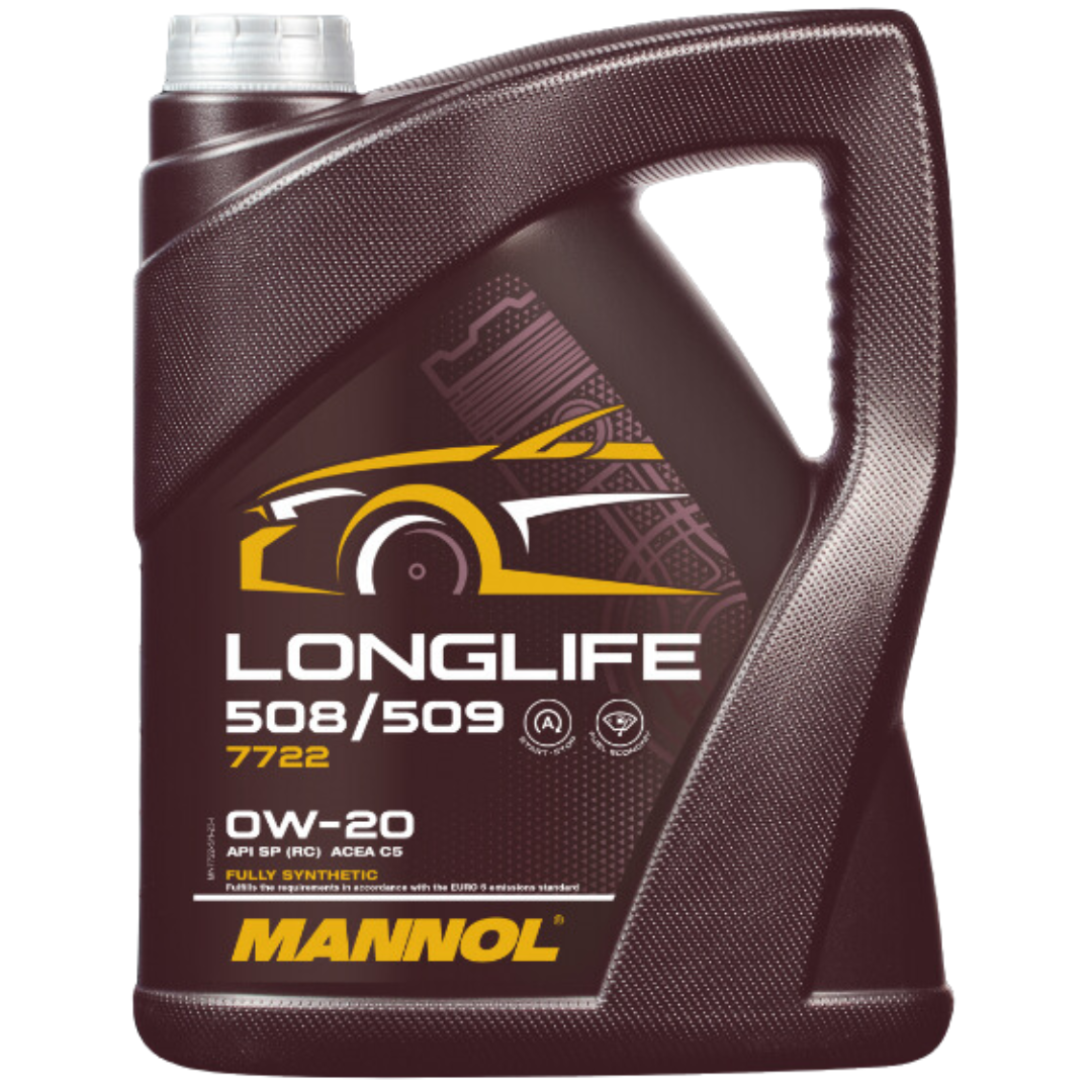 Aceite Para Motor 0w20 Mannol Long Life 508/509 Sp/c5 5lts
