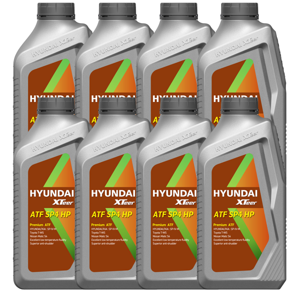 Pack 8 Aceite para Transmisión ATF SP4 Hyundai Xteer - 8 Litros