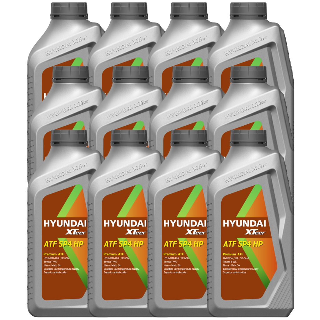 PACK 12 Aceite para Transmision ATF SP4 Hyundai Xteer - 12 Litros