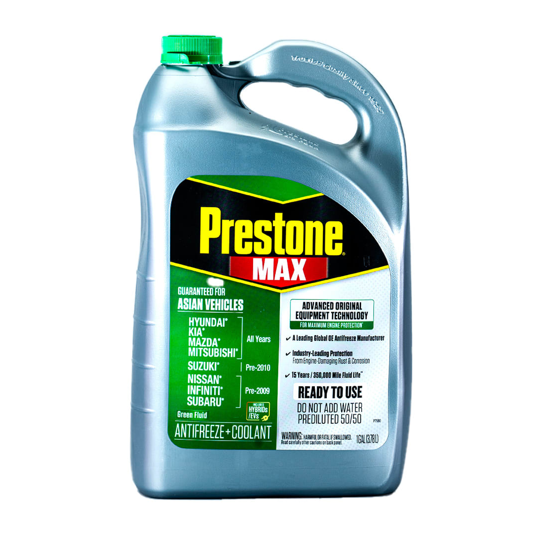 Anticongelante Refrigerante Coolant Prestone Asian Green 50/50 1 GL
