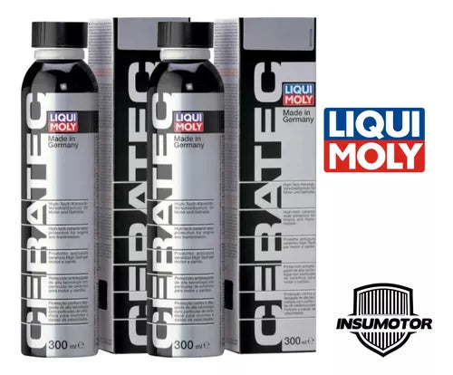 Pack 2 Aditivo Ceratec Liqui Moly Antifriccionante Ceramico 300 ML
