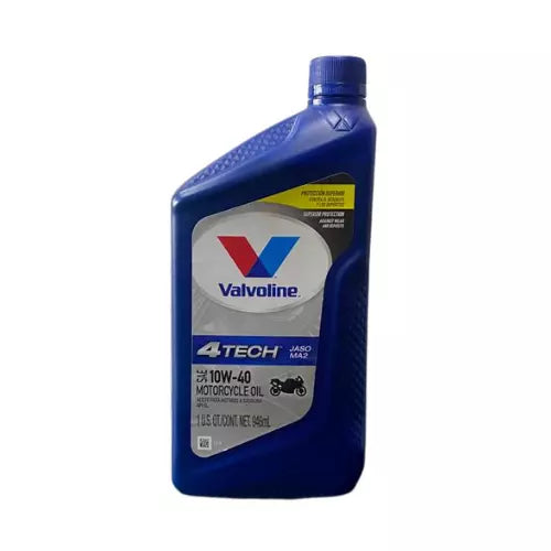 Aceite 10W40 Valvoline 4-Stroke Motorcycle 1/4GL 100110149