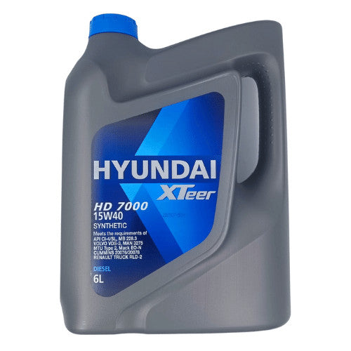 Aceite 15W40 Hyundai Xteer Hd 7000 Ci-4/Sl 6L 1061005