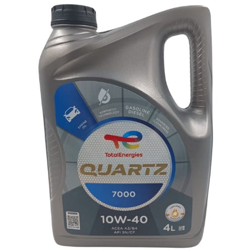 Lubricante Aceite 10W40 Total Quartz 7000 Diesel Sl/Cf 4lts / 218575