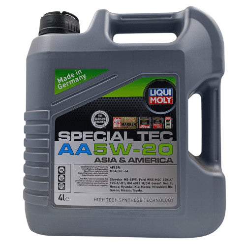 Aceite 5W20 Liqui Moly Especial Tec AA 4Lts. / 701688