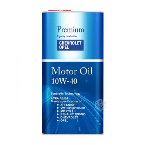 Aceite 10w40 Chevrolet-Opel A3/B4 5lt