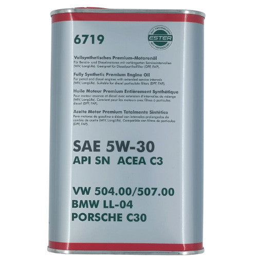 Aceite 5W30 Fanfaro Vw/Audi/Skoda/Seat Full Sintetico Acea C3 FF67191G 1Lt. / 702038