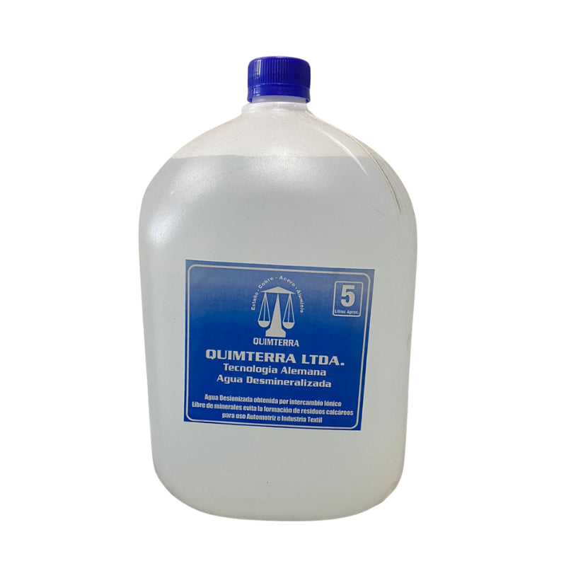 Agua Desmineralizada Incolora 5L 00008