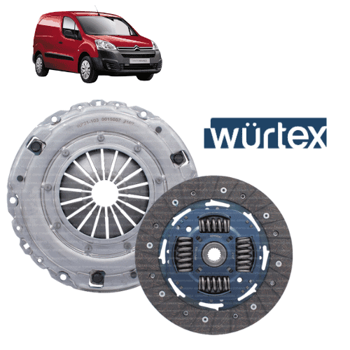 Kit De Embrague Citreon Berlingo/c-elysee / Peugeot partner /208/301/308 1.6 2Pcs WURTEX