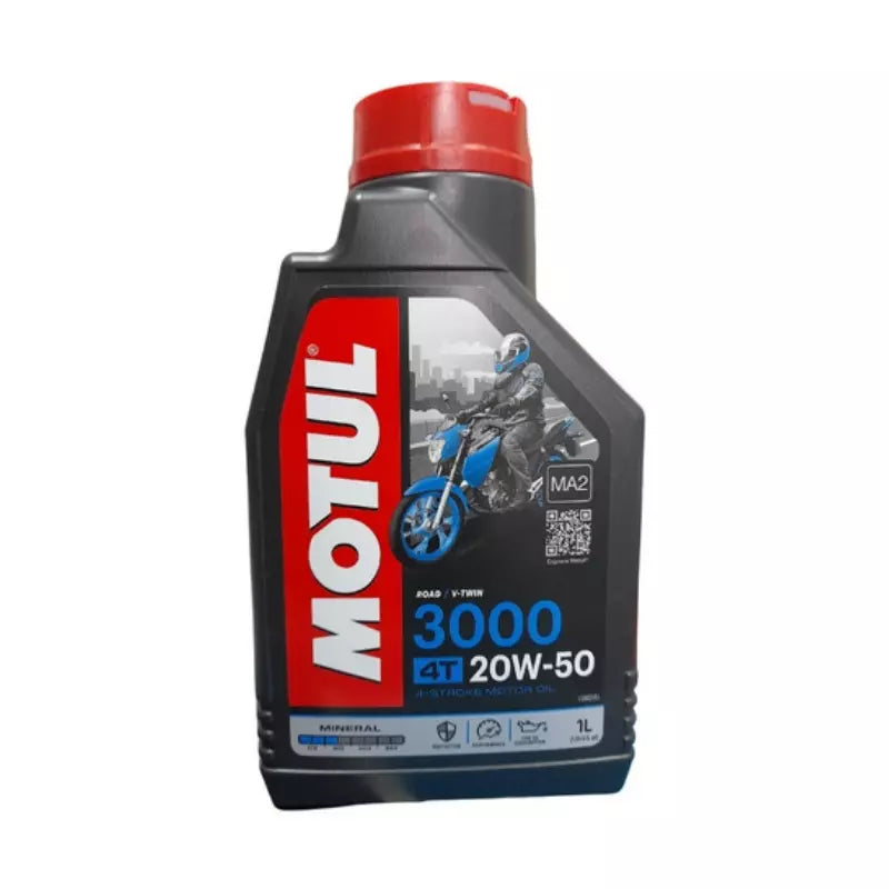 Aceite 20W50 Motul 4T 3000 Ma2 1L 3374650263762
