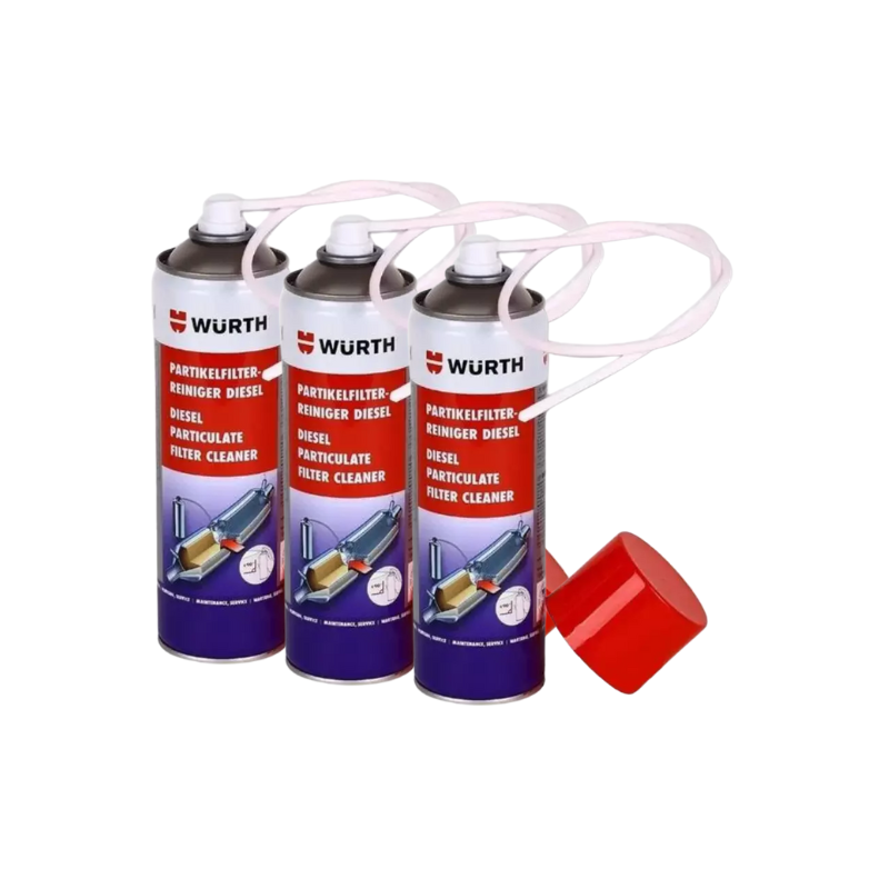 Pack 3 Limpiador Filtro Partículas Diesel Dpf Wurth 400 ML.