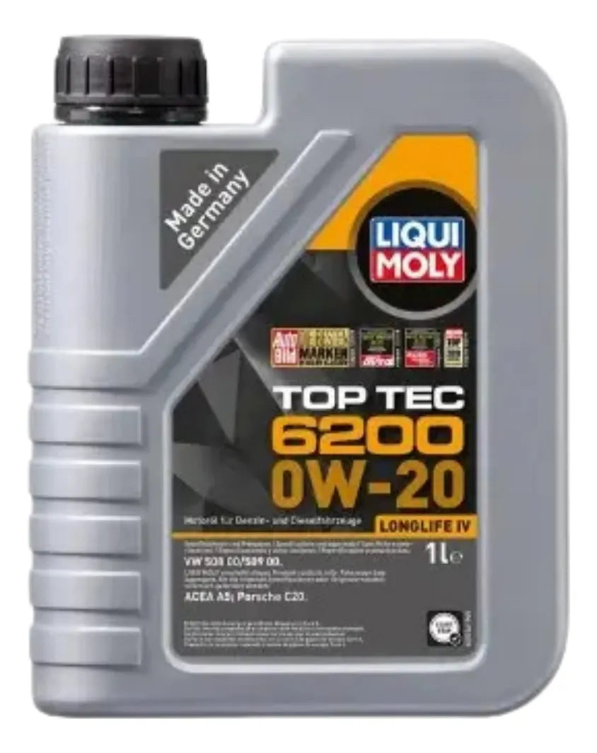 Aceite Lubricante 0W20 Liqui Moly Top Tec 6200 1lt