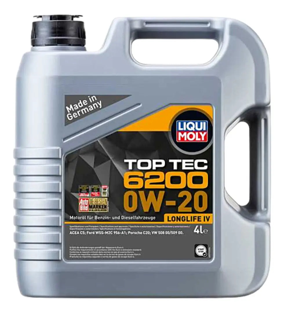 Aceite Lubricante 0W20 Liqui Moly Top Tec 6200 4lt