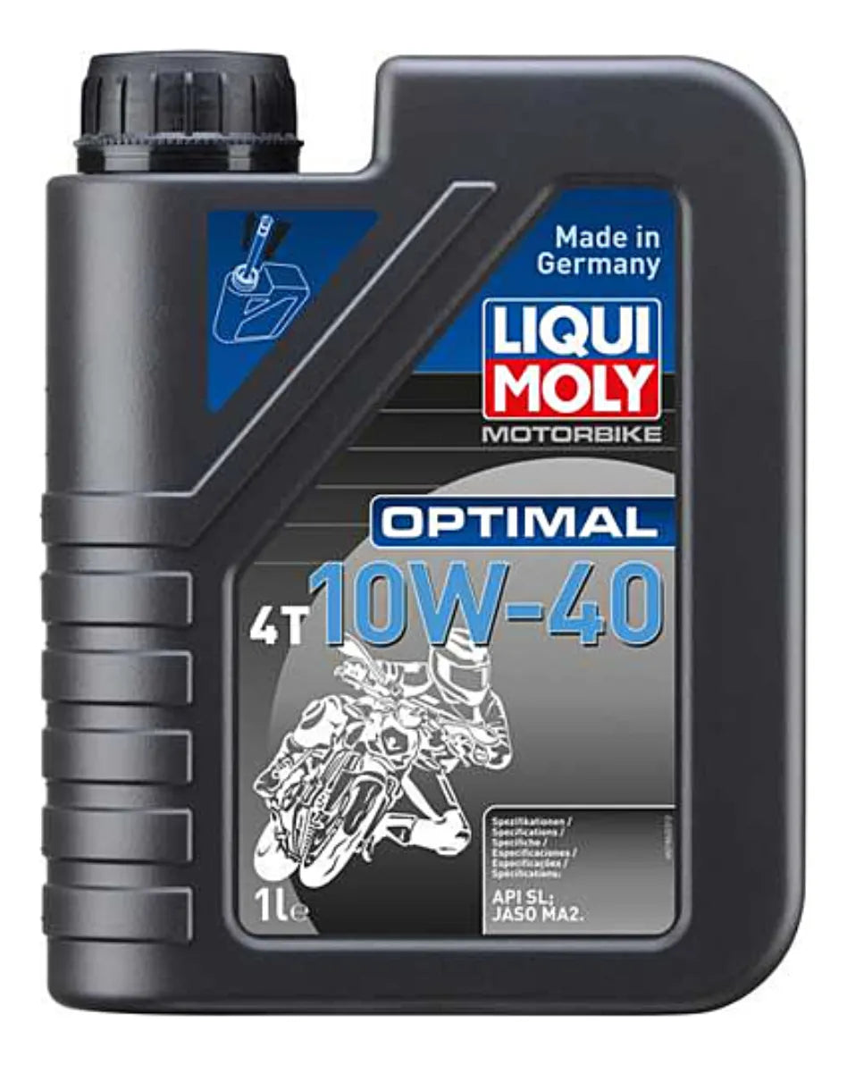 Aceite Lubricante 10W40 Motorbike Optimal Liqui Moly 1lt