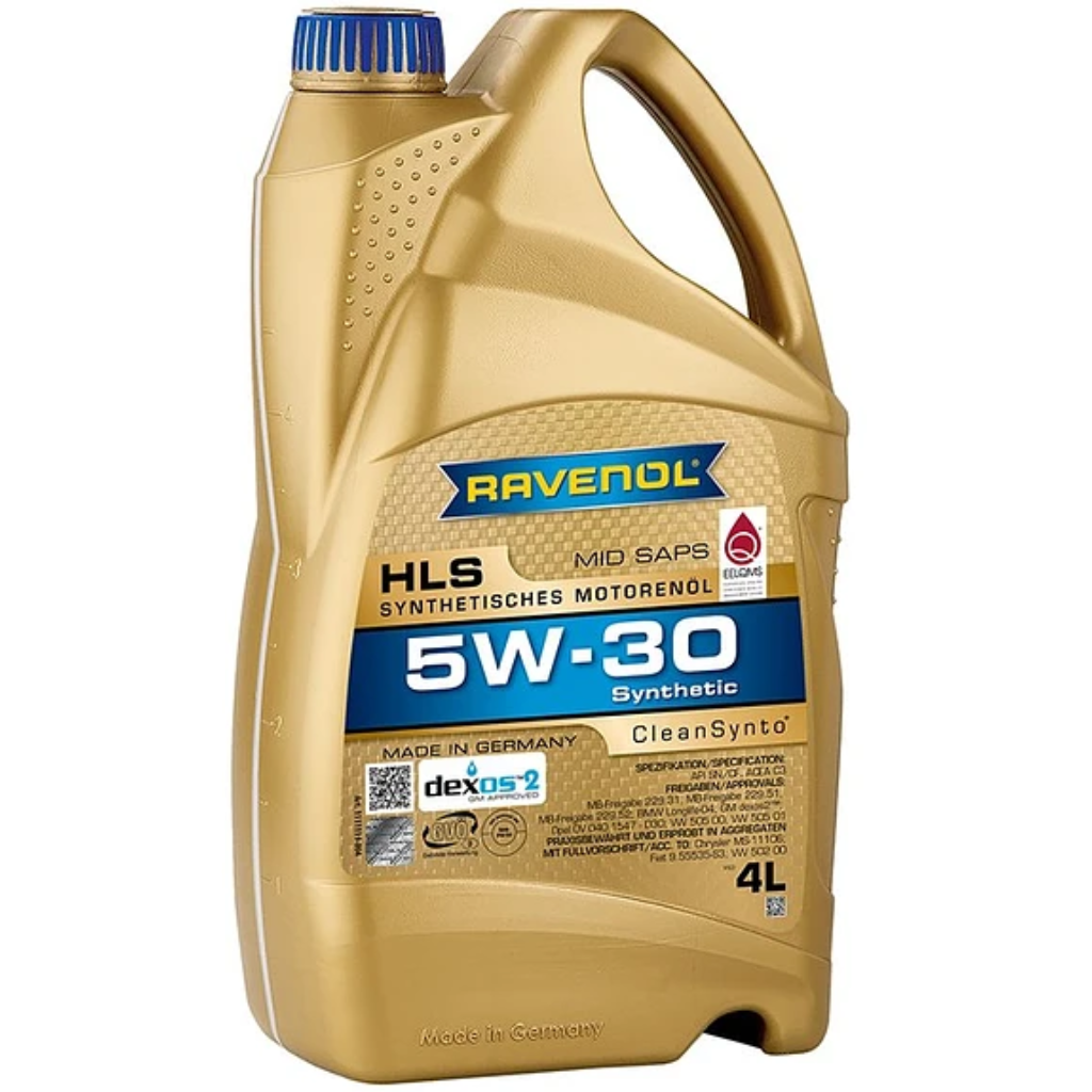 Aceite Lubricante 5W30 Ravenol Sintético Hls 4tl