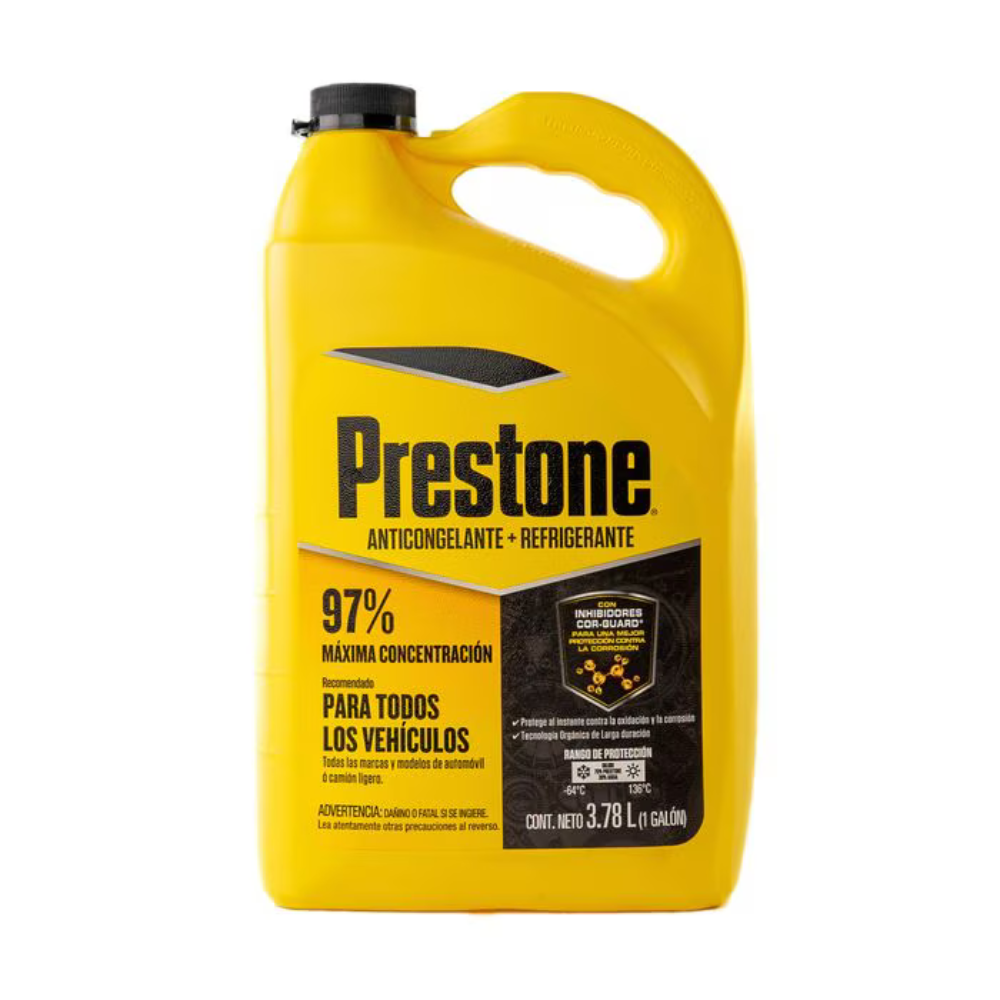 Refrigerante Anticongelante Prestone Al 97% Todo Vehiculo 1gl